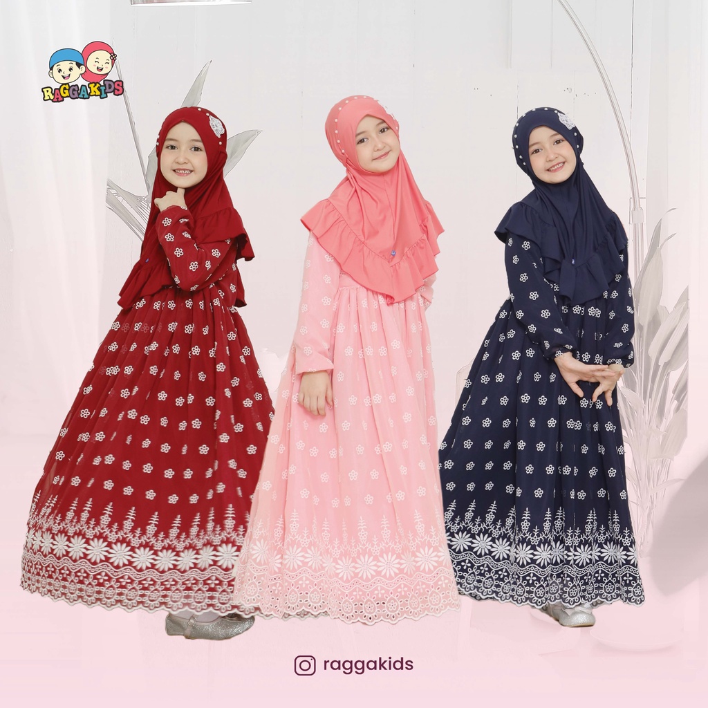 GAMIS MEWAH ANAK REMAJA PESTA TERBARU 2023 BRANDED CASUAL SYAR'I PREMIUM NYAMAN RAGGAKIDS FOR PRINCESS JAMEELAH SERIES