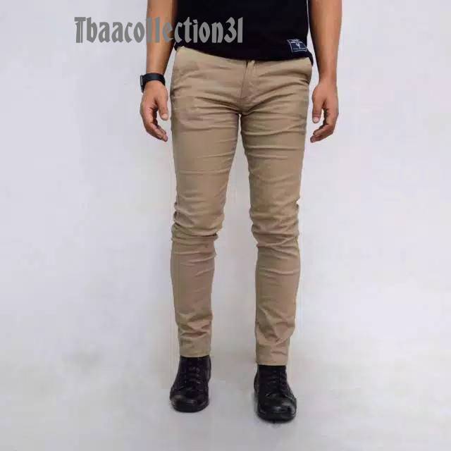 TERMURAH CELANA PANJANG CHINO PRIA QUALITY PREMIUM ORIGINAL BRAND WARNA MOCCA