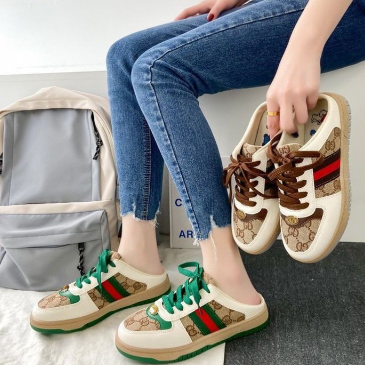 Sepatu Sneakers Wanita 001900 Gd Stripe Half Drag Sneakers