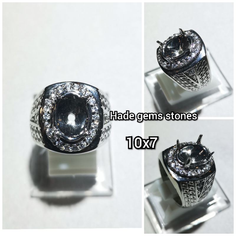 ring emban alpaka super Micro setting full zircon
