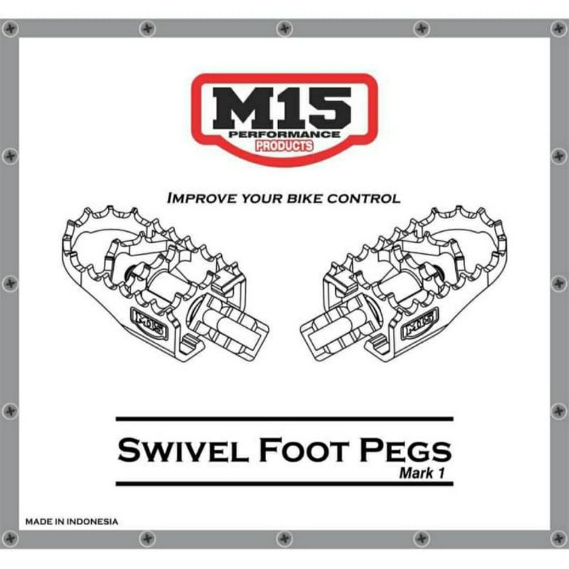 M15 swivel foot peg CBX 500 dan CBF 500