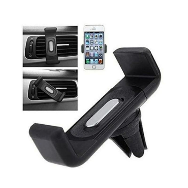 Car Holder HP Jepit AC Mobil Dudukan HP Car Mount The Ventilation Aksesoris Handphone HP OCEANMART OCEAN MART Murah   Grosir