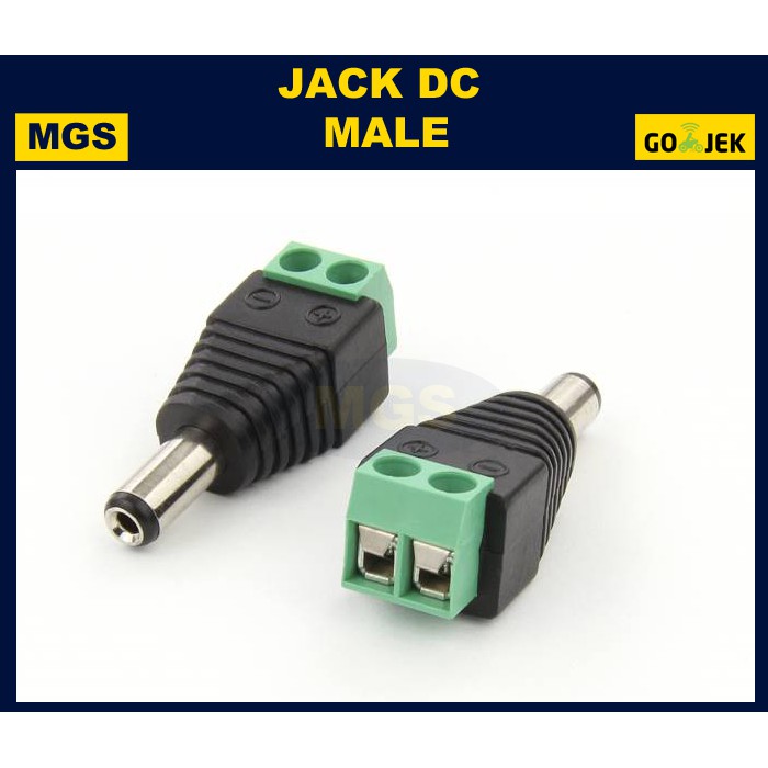 Jack DC Male CCTV LED