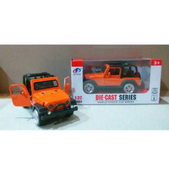 Miniatur Mobil Jeep terbuka