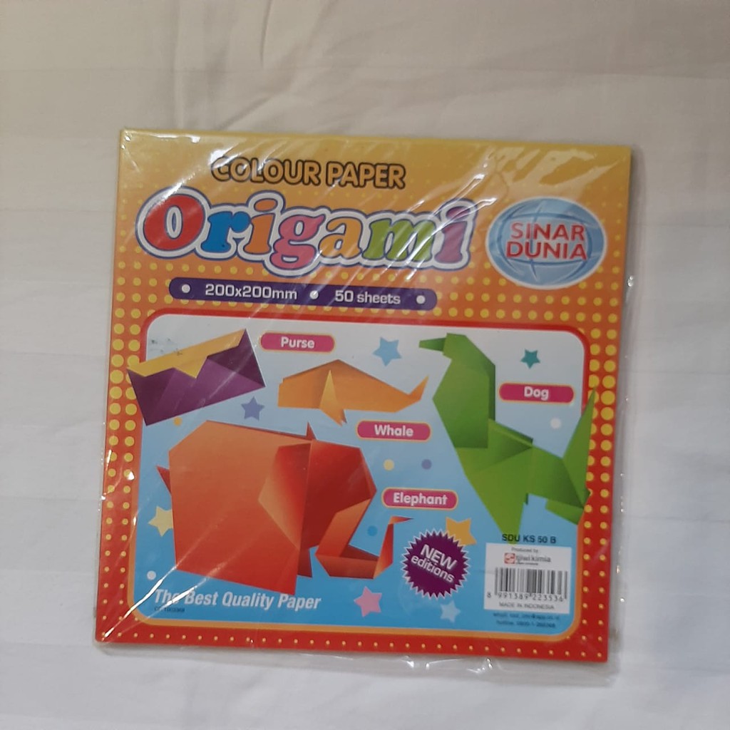

Origami 200x200mm - Isi 50 lembar