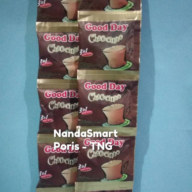 

Kopi goodday chococinno perrenteng isi 10 sachet