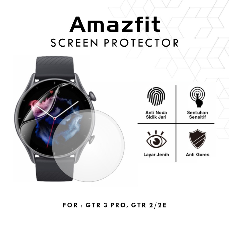 Amazfit Screen Protector Anti Gores Plastik GTS/GTR/Bip/T-Rex Series