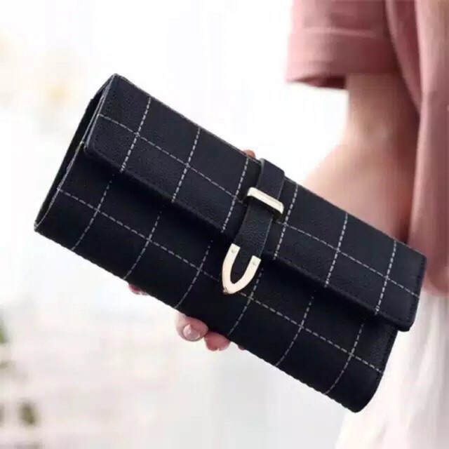 dompet lidah jait jait kotak / dompet lipat / dompet panjang