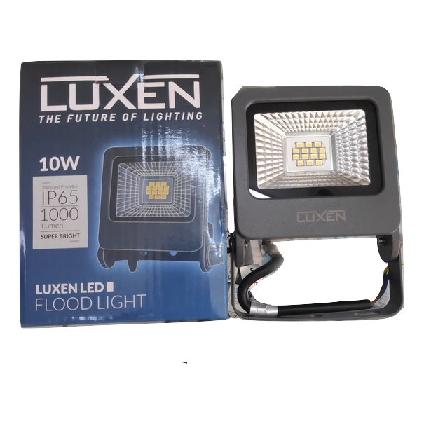 LUXEN LAMPU SOROT LED 10 WATT / FLOOD LIGHT LUXEN 10 WATT WW - CDL