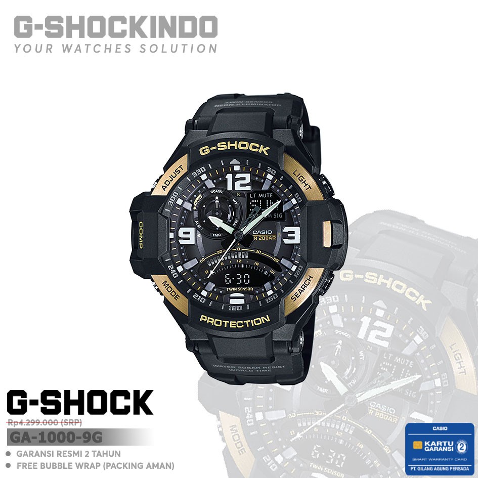 Casio G-shock GA-1000-9G / GA-1000-9GDR Original