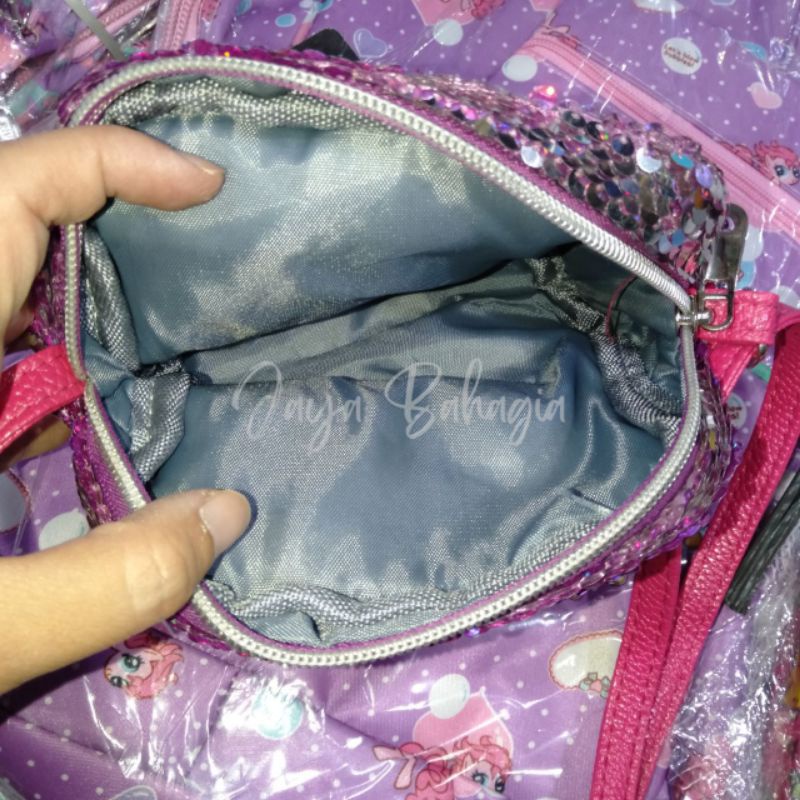 SELEMPANG MINI SEQUIN WANITA ANAK PEREMPUAN