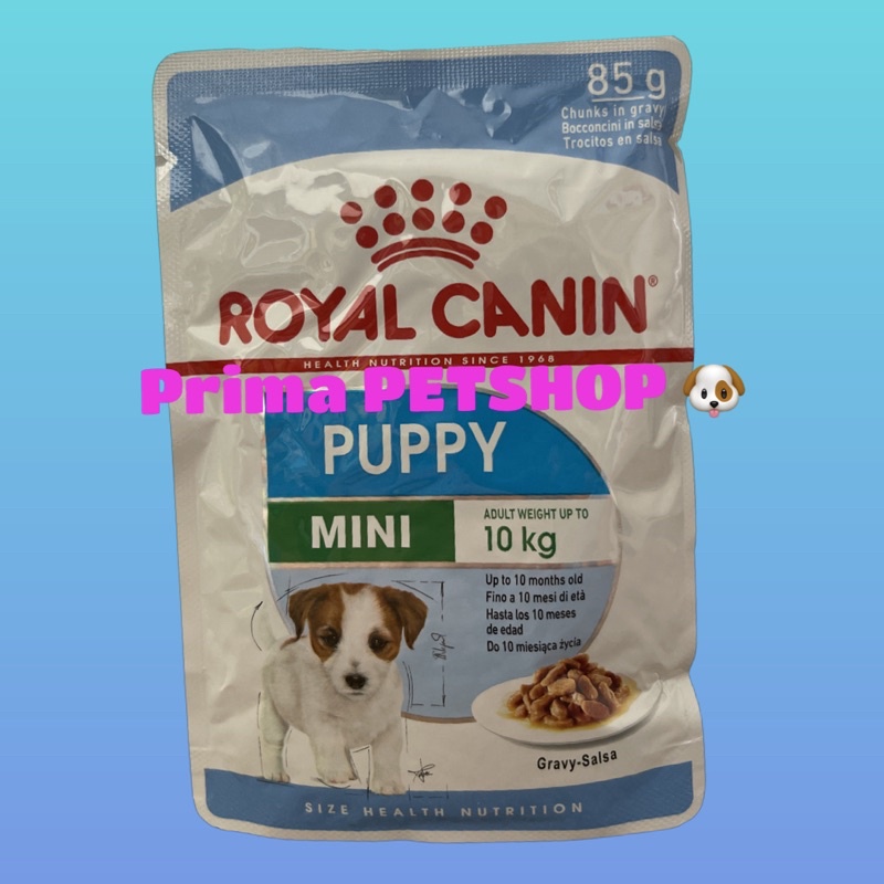 Royal Canin Mini Puppy Pouch 85 gr RC Dog makanan basah anak anjing kecil