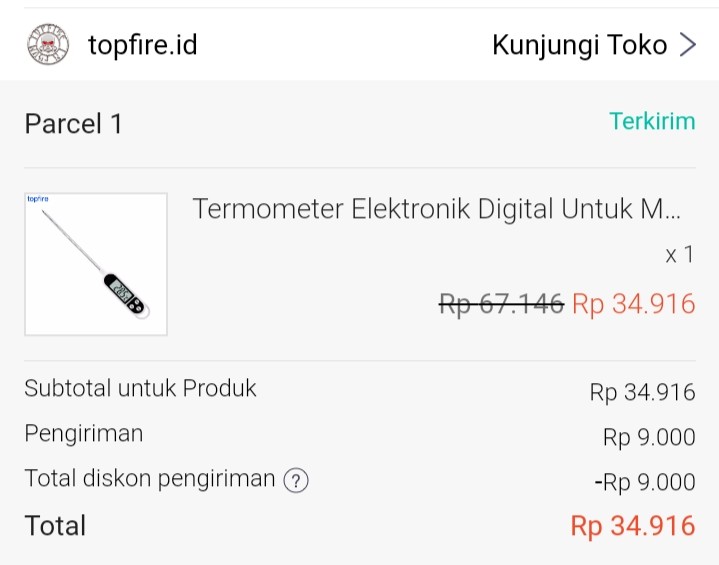 Termometer Elektronik Digital Untuk Mengukur Suhu Makanan/minyak/susu