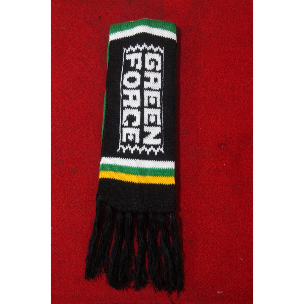 SYAL RAJUT SCARFT SUPORTER LIGA INDONESIA PERSEBAYA MIN ORDER 10 PCS