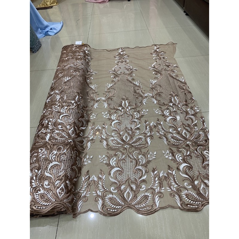 Tulle Motif Bordir F-03