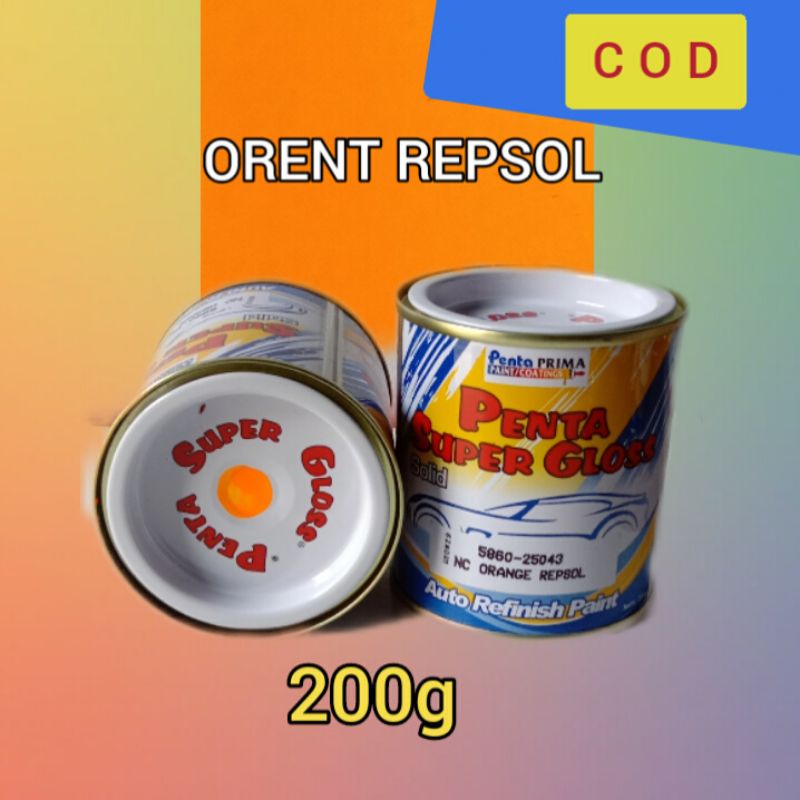 Free Ongkir CAT ORANGE REPSOL/HONDA REPSOL/PENTA SUPER GLOSS