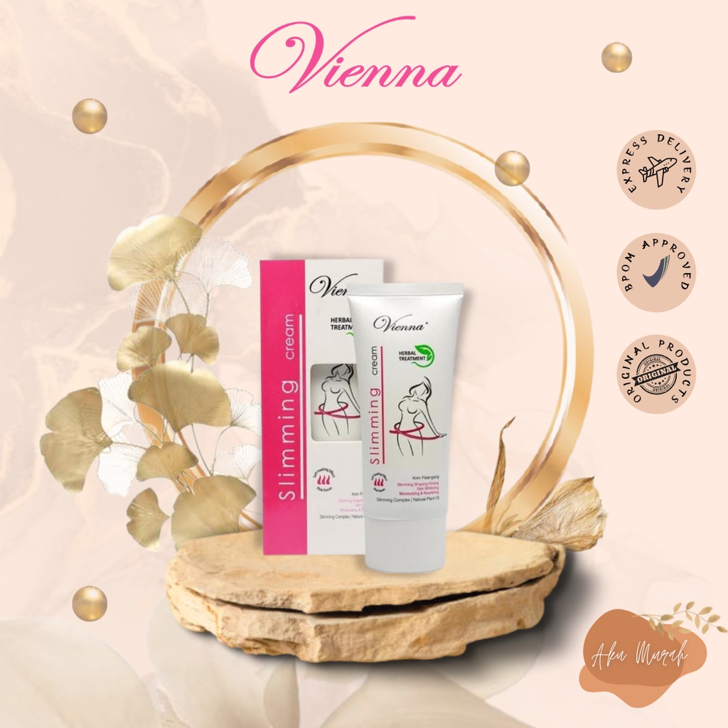 ✨ AKU MURAH ✨Vienna Slimming Cream 80ml / Krim Pelangsing [TUBE]