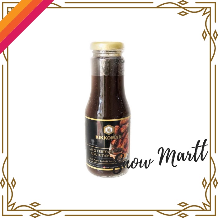 

Kikkoman Saus Teriyaki Lada Hitam / Blackpepper Teriyaki Sauce 300gr