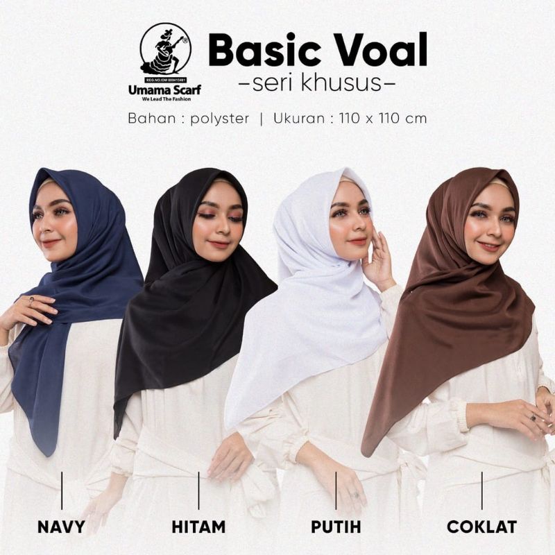 PART 1 BASIC VOAL SEGI EMPAT/ORI UMAMA/hijab segi empat sekolah voal umama