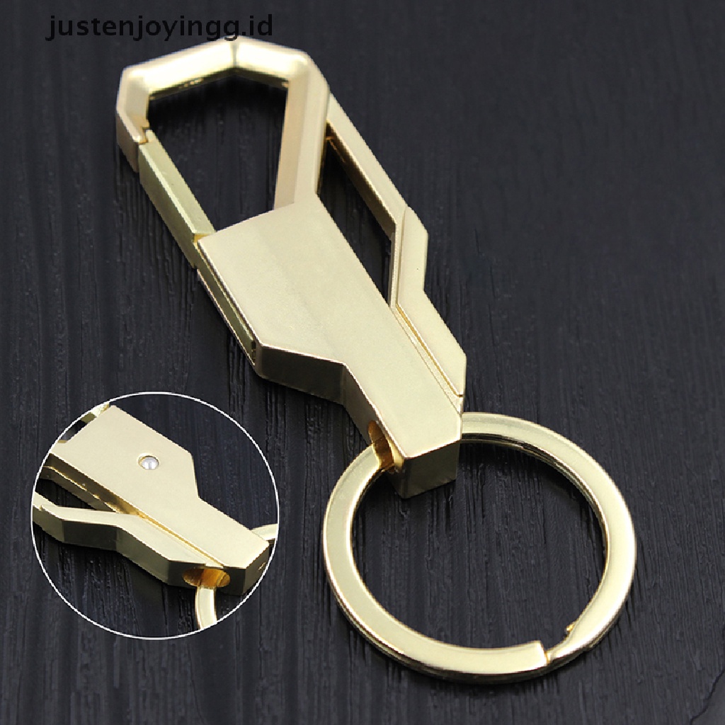 // justenjoyingg.id // NEW Mens Creative Alloy Metal Keyfob Gift Car Keyring Keychain Key Chain Ring ~