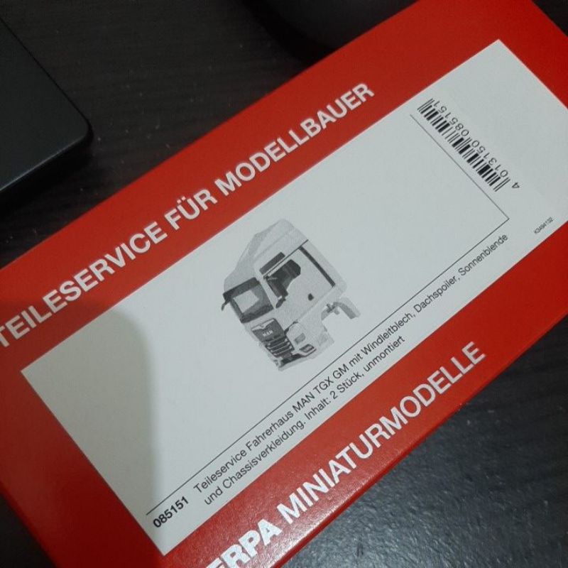 herpa 085151 cabin MAN TGX GM skala 87