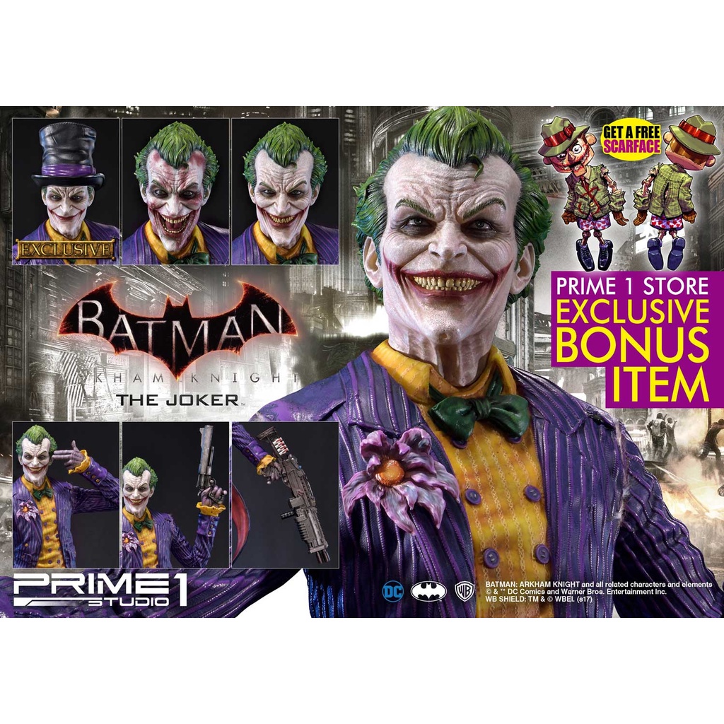 Statue Prime 1 Studio 1/3 Batman Arkham Knight – The Joker BIB