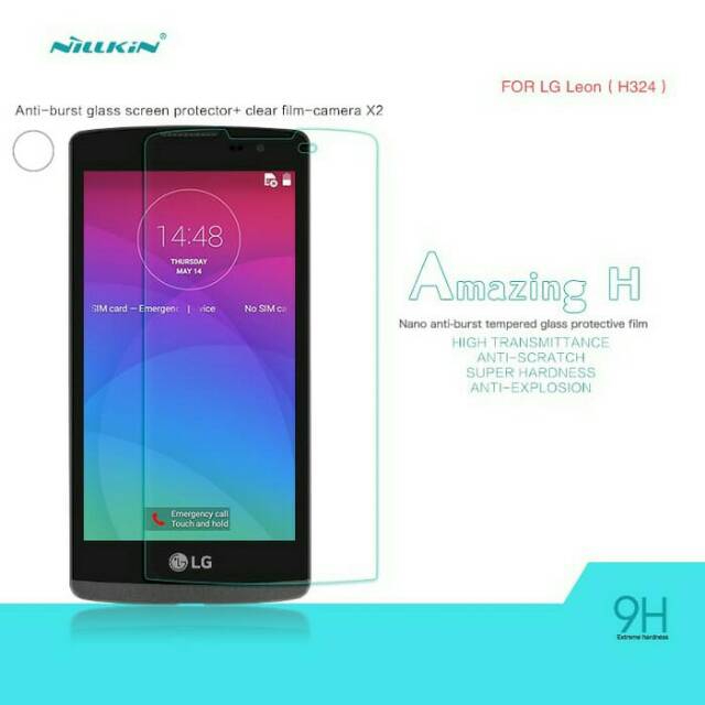 Nillkin Tempered Glass Amazing H- LG Leon 4G LTE/ LG Leon Dual Sim