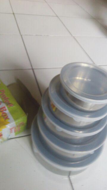 Rantang Stainless 1set Isi 5pcs