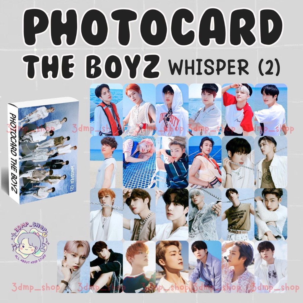 [25 lembar] Photocard lomocard lomo card photo card the boyz dream like thrill ing ride reveal stealer chase Whisper be awake roar reason reach realize