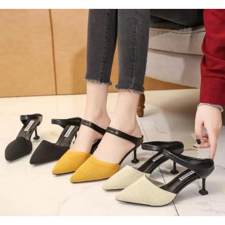 TSP1088 Sepatu hak Tinggi Wanita Original Import Korea - High Heels Ori