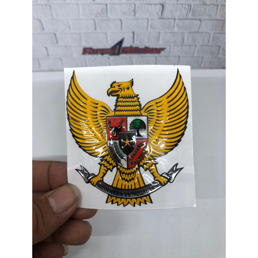 stiker timbul STICKER garuda 3D