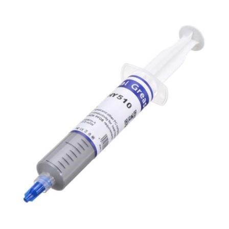 Thermal Grease halnziye paste fluid silicone inject for cpu led vga heatsink hy510 hy-510 - pasta processor Suntik besar