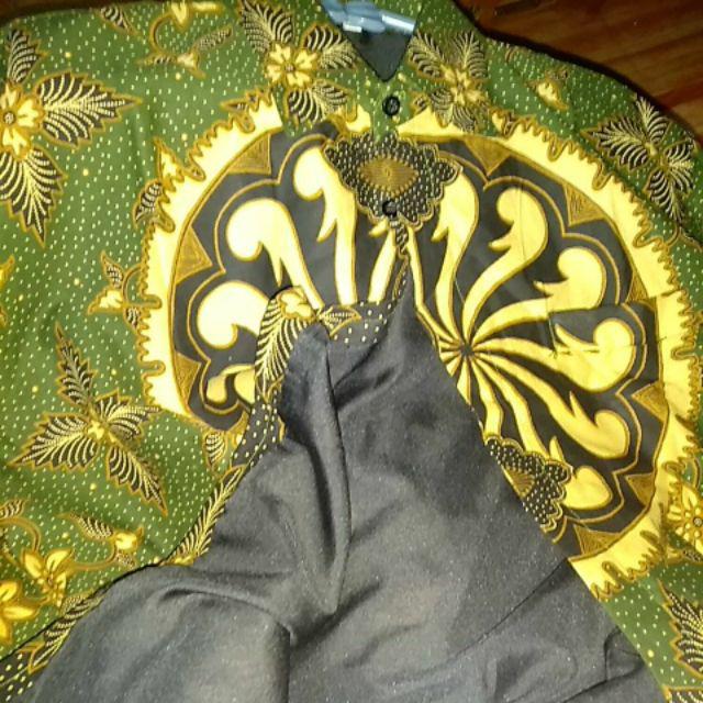 Baju Batik Pria | Mandala Hijau By Batik Florist