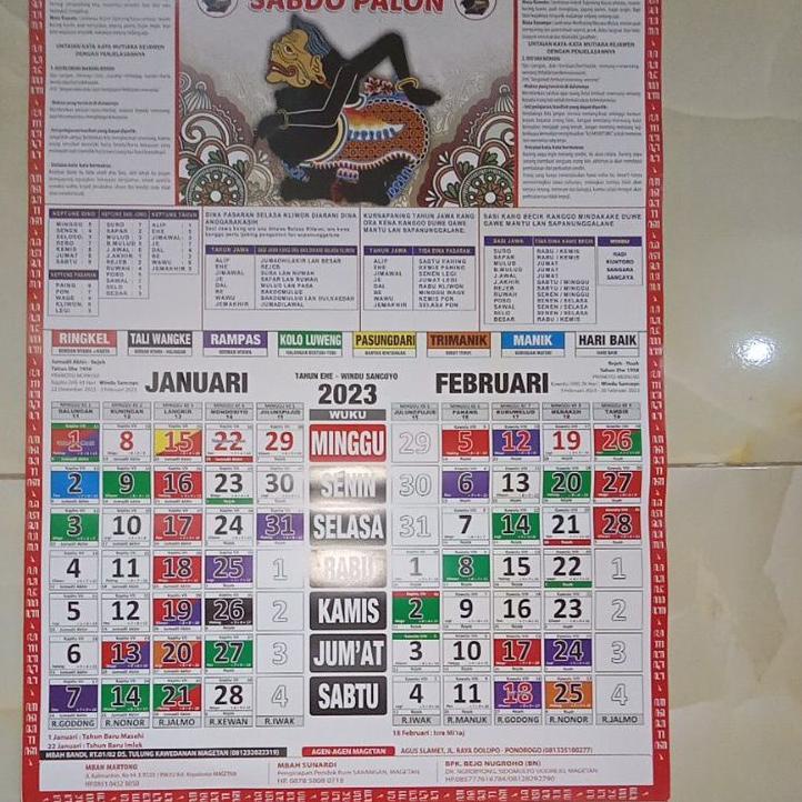 

Ready✧ KALENDER KEJAWEN 2023 (sabdo palon original),kalender jawa 2023,kalender 2023 hitungan jawa, 72