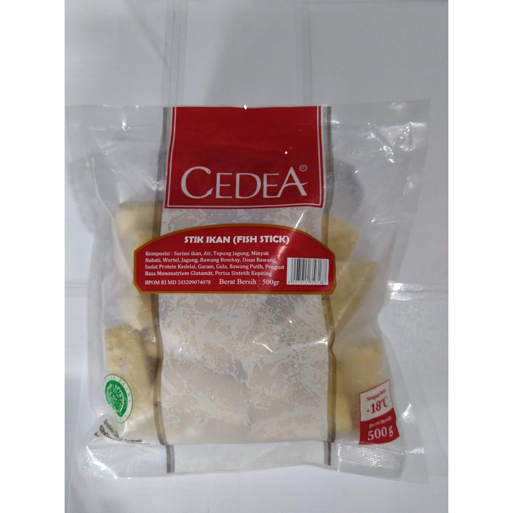 

CEDEA FISH STICK STIK IKAN 500GR / Frozen Food / Kentang Goreng / Makanan Beku