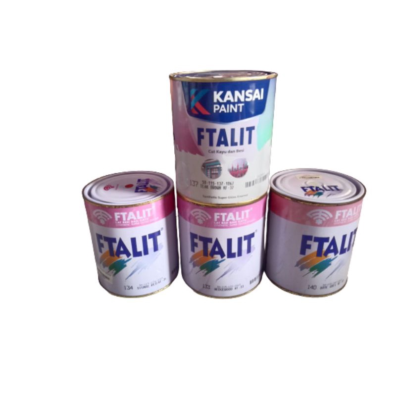 

Ftalit Cat Besi dan Kayu 134 Signal Red/Cat Minyak 137 Teak Brown