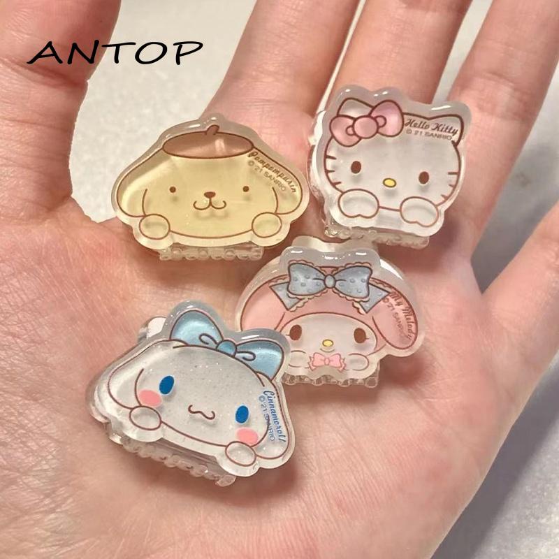 Jepit Rambut Mini Bahan Akrilik Motif Yugui Dog Melody Untuk Anak Perempuan