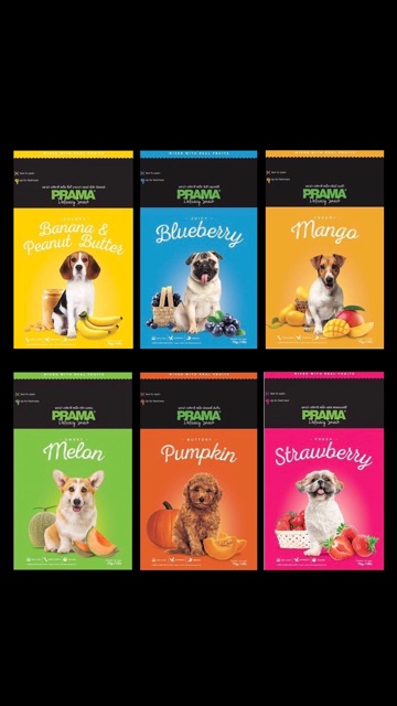 Prama delicacy snack cemilan anjing cemilan doggy dog snack 70 gr treat anjing makanan anjing