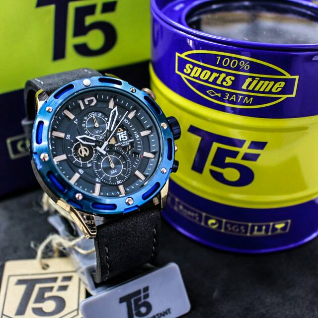 JAM TANGAN PRIA T5 ORIGINAL H3639 CHRONOAKTIF WATERRESIST PLUSBOX PAPERBAG