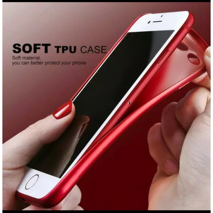Jelly Case IPHONE 7 - Softcase Baby Skin Red THIN IPHONE 7
