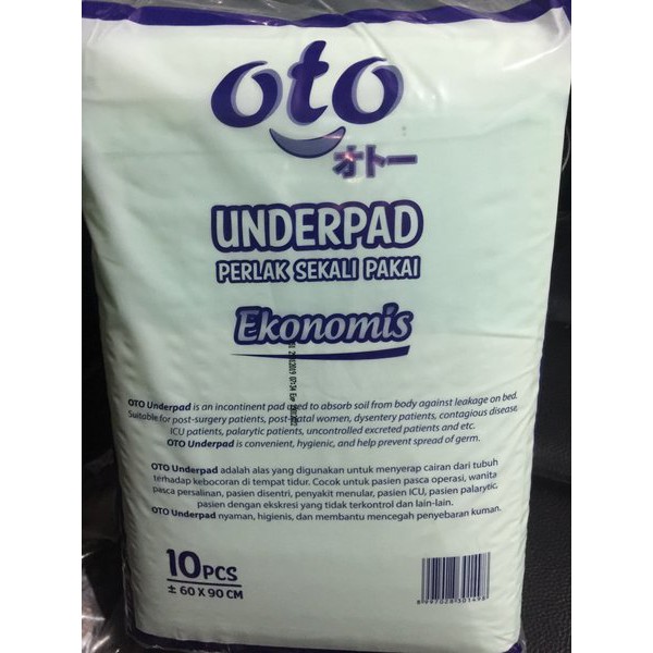 Oto Diapers Underpad Perlak Sekali Pakai 10's