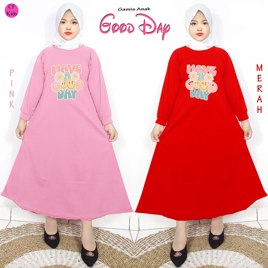 Gamis Anak Perempuan DTF Good Day CF Kids
