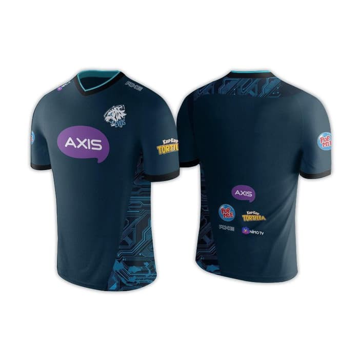 jersey kaos  baju  gaming evos  2021 axis terbaru free 