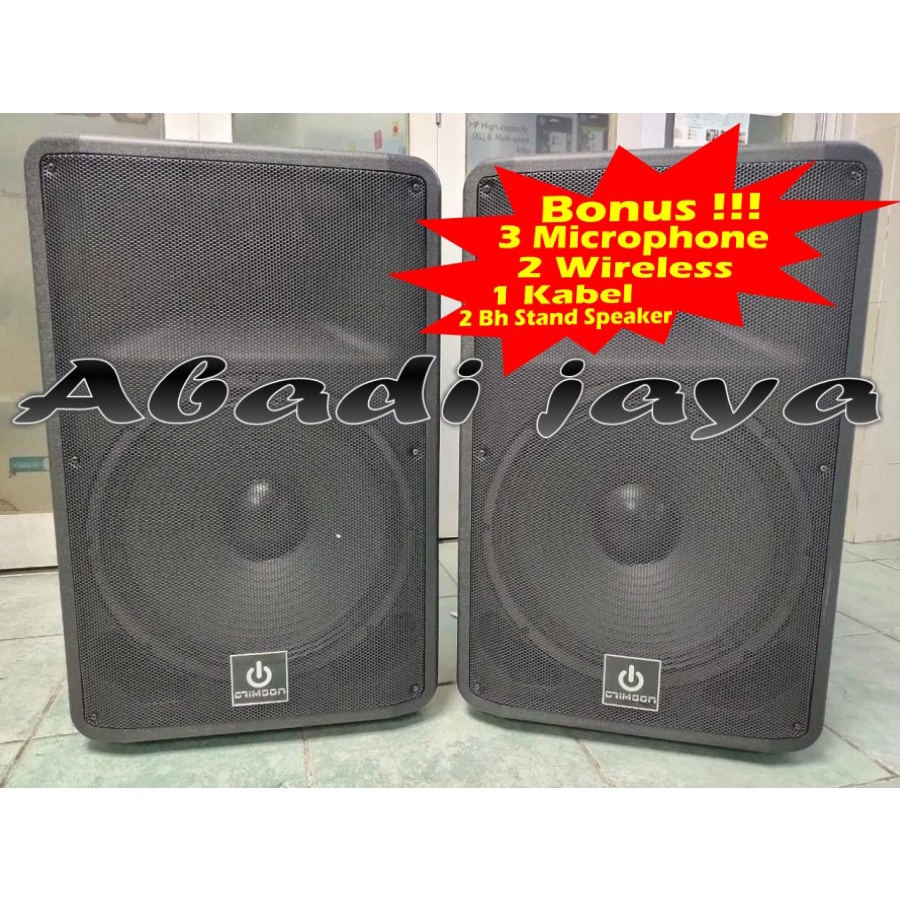 SPEAKER AKTIF PASIF CRIMSON STAGE 15 STAGE15 STAGE CR15 ORIGINAL