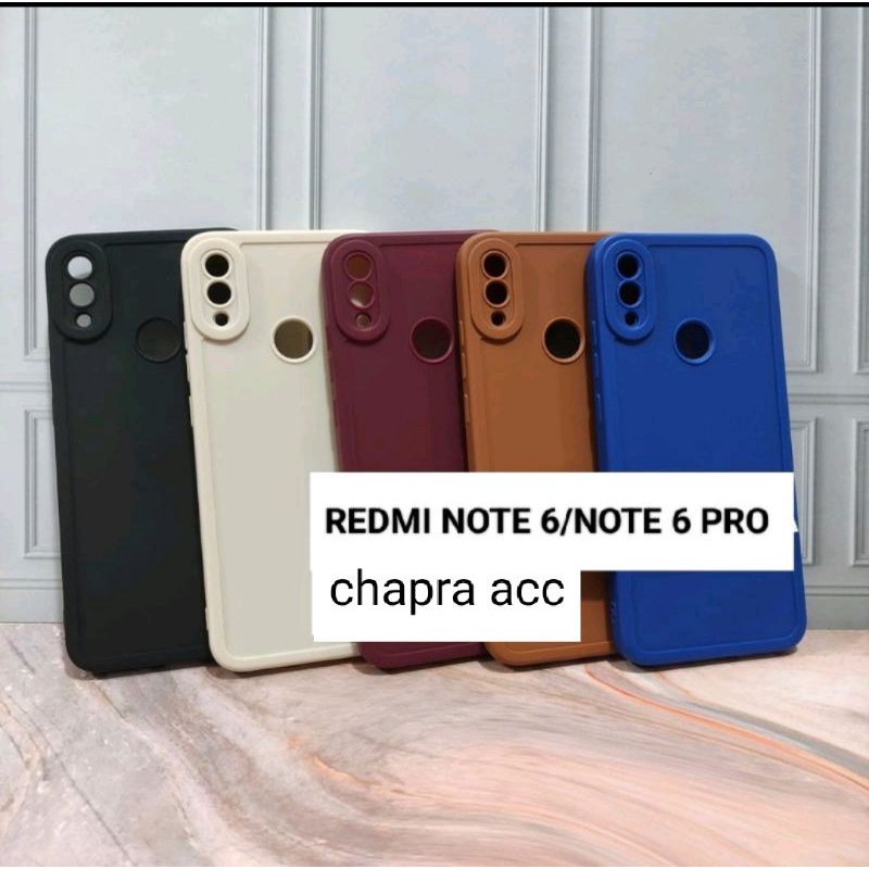 Soft case/slikon/kondom/case terbaru macaron pro camera/kamera type Hp redmi not 6/redmi not 6 pro