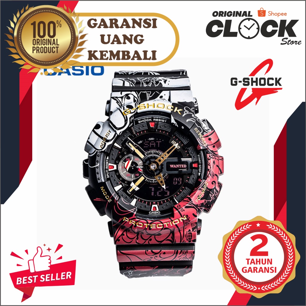 Spot Casio G-SHOCK X ONE PIECE limited edition watch male GA-110JOP-1A4 ORIGINALCLOCK STORE