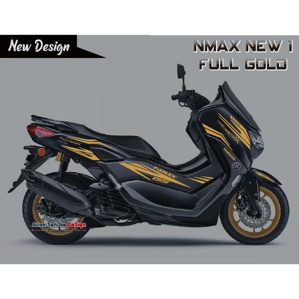 STIKER CUTING NMAX BARU KODE NMX-1 NEW FULLGOLD