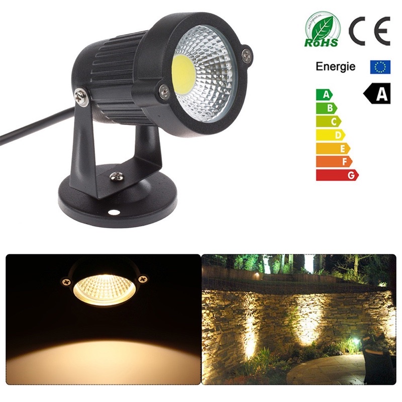 Lampu LED Taman Halaman Teras Outdoor Sorot 5W Watt Tancap Spot Spotlight Garden Park Light Lamp