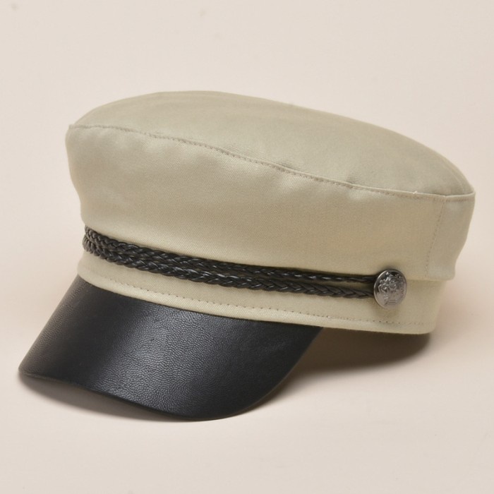 Topi Wanita Korea Import Model Tentara Navy