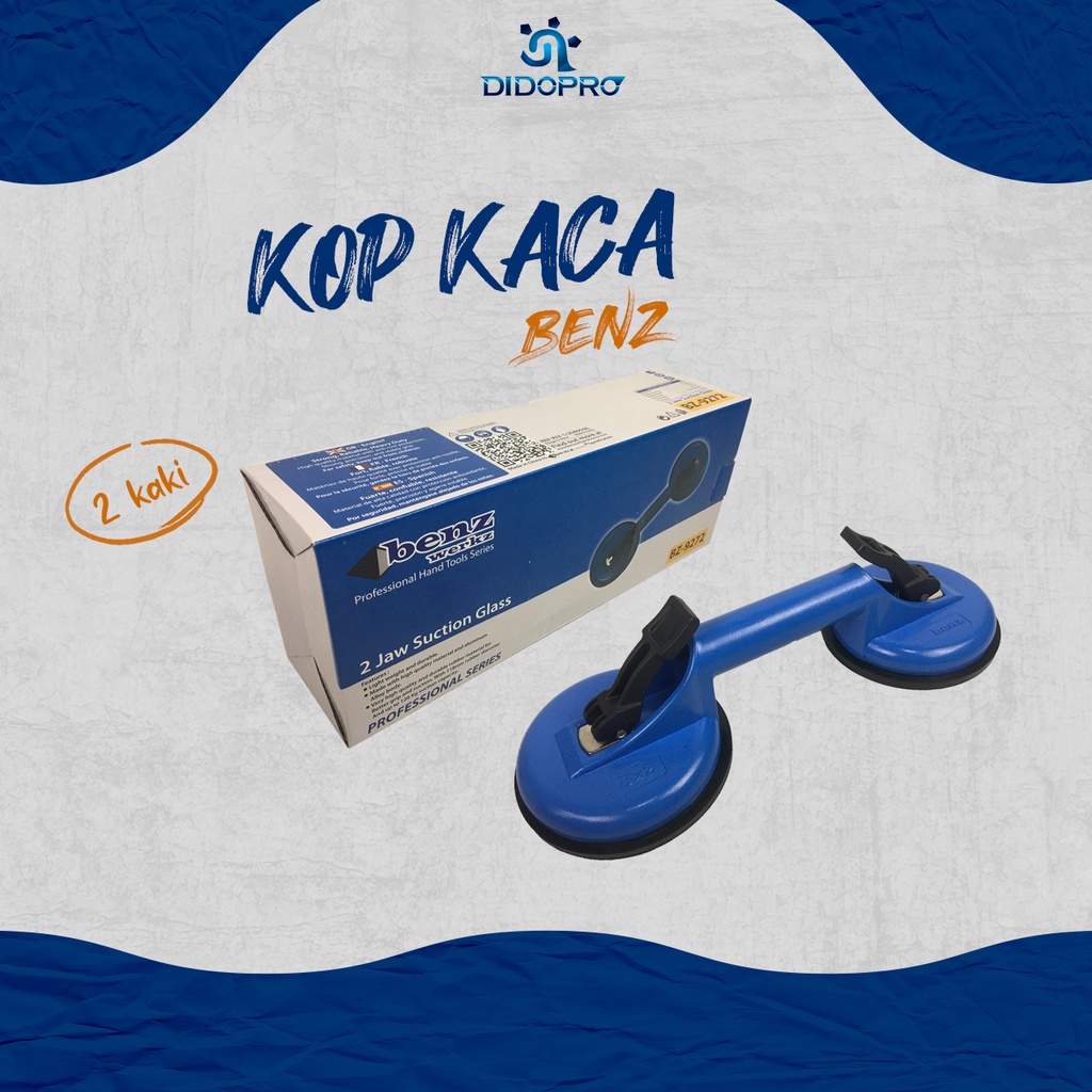 BENZ Kop Kaca Kaki Dua Suction Cup 2 Leg Kapasitas 90 Kg PVC